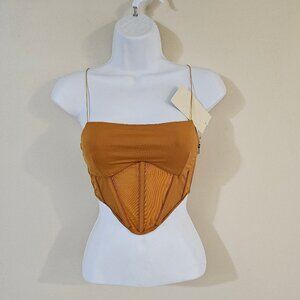 Meshki Jada Mesh Corset Bustier - Size XS